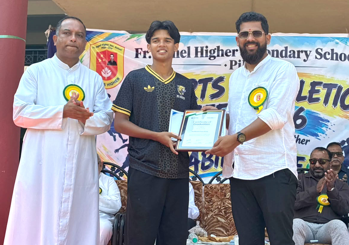 RGP MLA Viresh Borkar Emphasises Teamwork, Dedication and a Positive Sporting Spirit